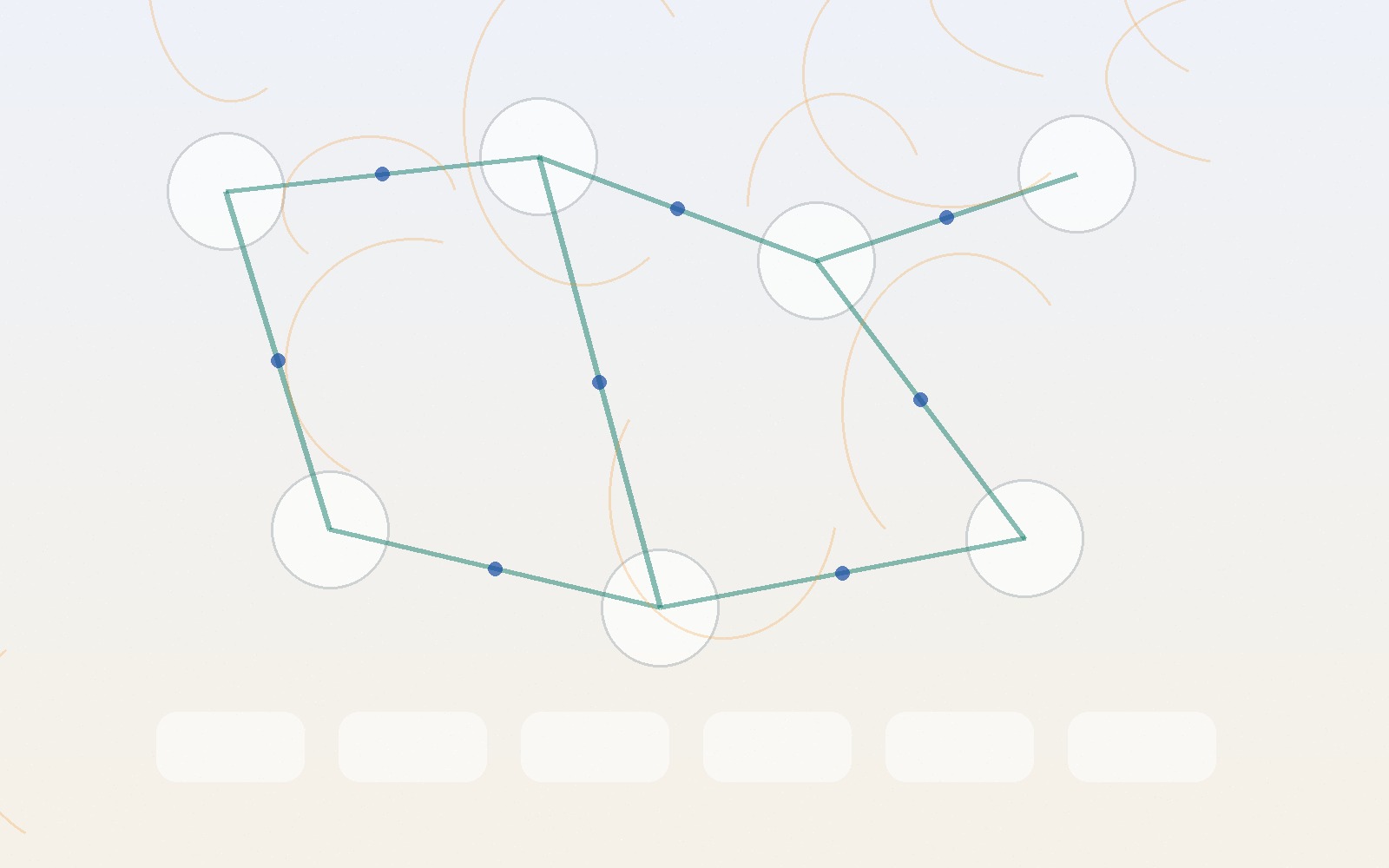 Mapa abstracto de procedimientos, conexiones internas y rutas de automatización